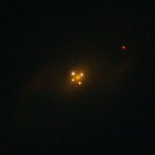 Hubble Space Telescope captures Einstein Cross.