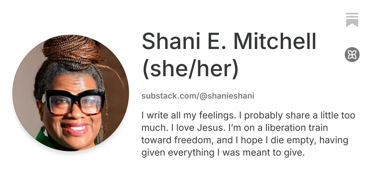 Shani Mcilwain (she/her) | Substack