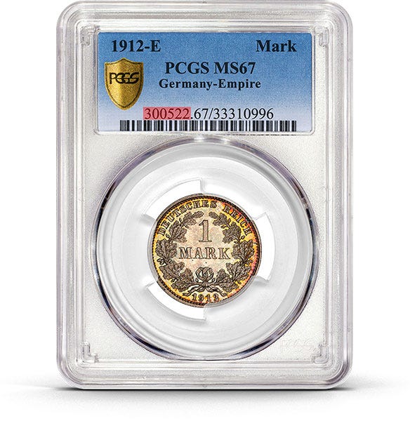 PCGS Consultation de la valeur