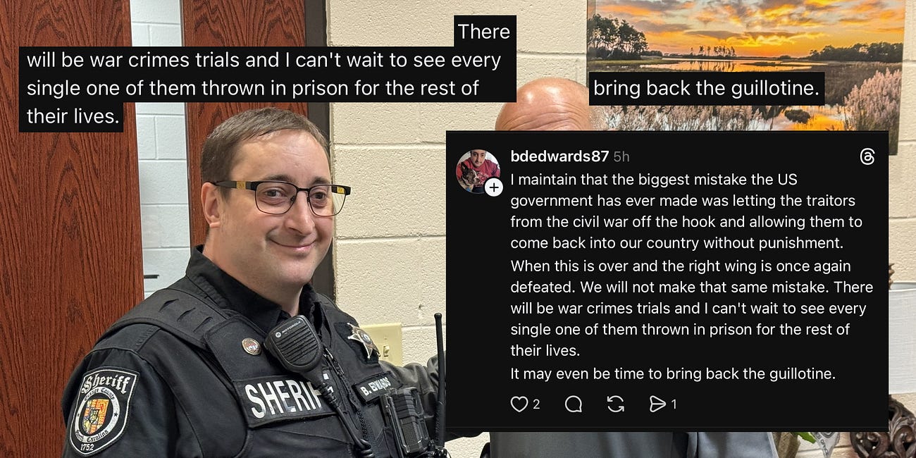 "I am Antifa:" detention officer terminated after advocating for imprisoning/executing right-wingers