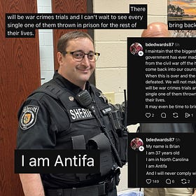 "I am Antifa:" detention officer terminated after advocating for imprisoning/executing right-wingers