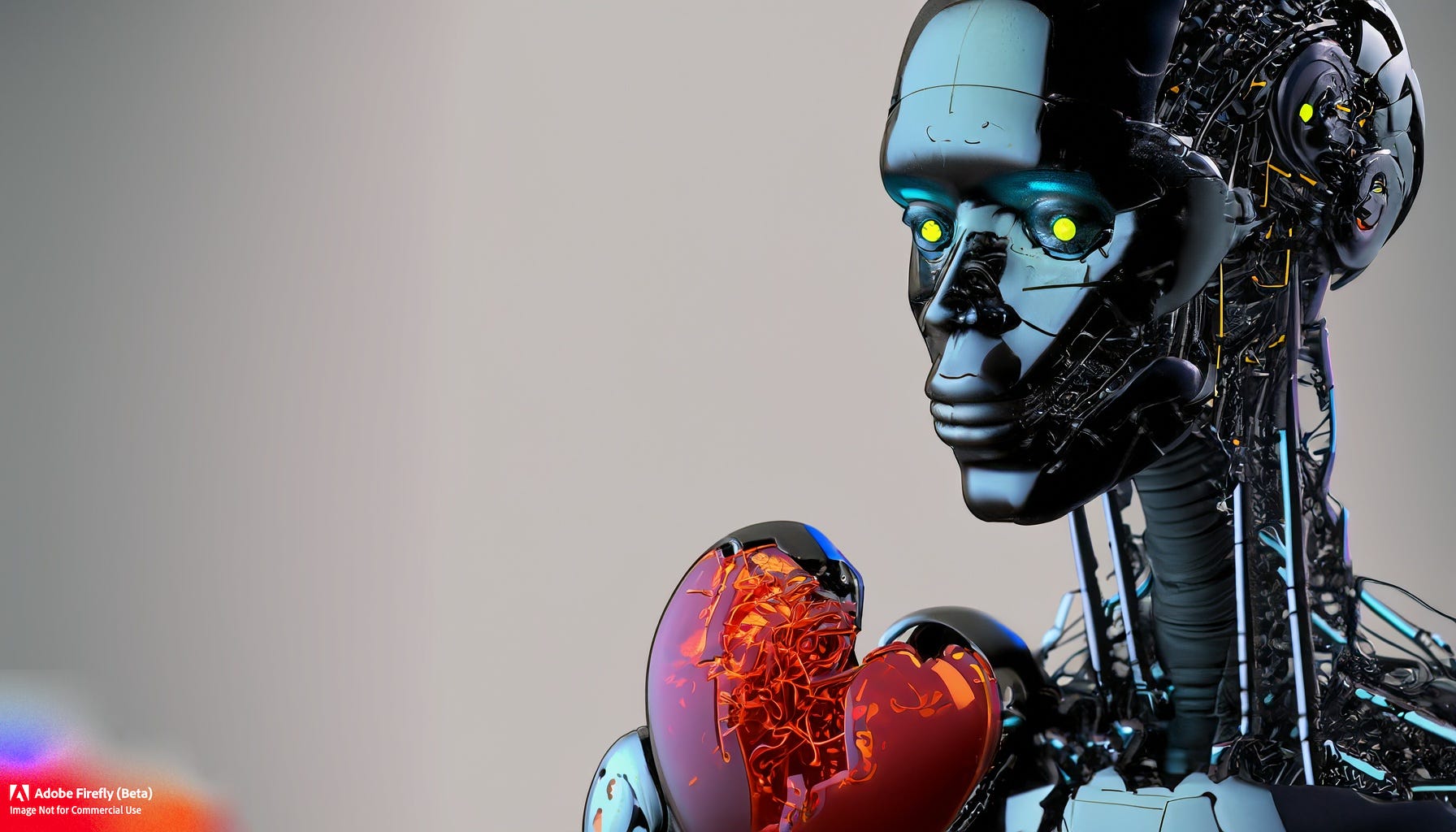 Mr. Fix and the Torn Heart- image by Robert G. Metivier - Adobe Firefly beta