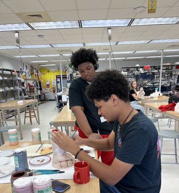 Local Teens Inspired by Student Art Contest at East2West Arts & Craft Market