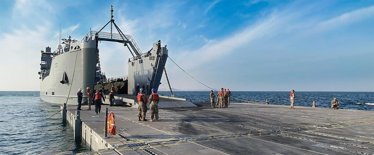 Naval Sea Systems Command announced it wants Bollinger Lockport Shipbuilding to build an initial LSM hull based on the Israeli Logistics Support Vessel, which itself is based on the U.S. Army’s logistics support vessels, including the USAV SP4 James A. Loux (LSV-6) shown here. Naval Sea Systems Command announced it wants Bollinger Lockport Shipbuilding to build an initial LSM hull based on the Israeli Logistics Support Vessel, which itself is based on the U.S. Army’s logistics support vessels, including the USAV SP4 James A. Loux (LSV-6) shown here.