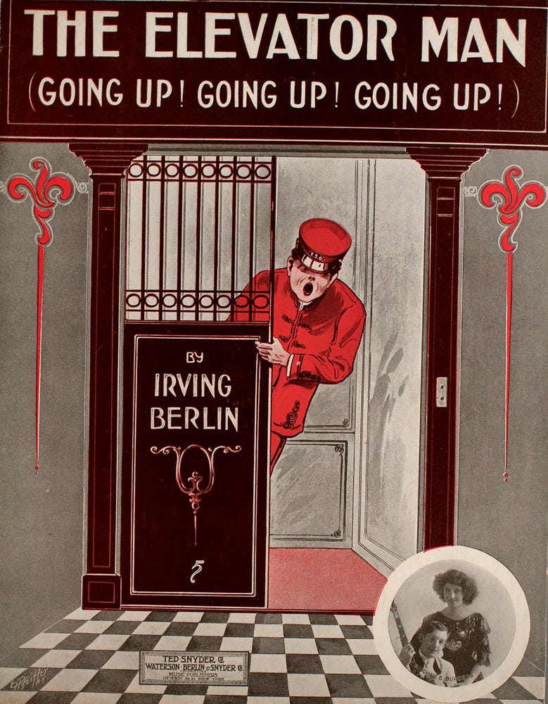 077.065 - The Elevator Man (Going Up! Going Up! Going Up!). | Levy Music  Collection