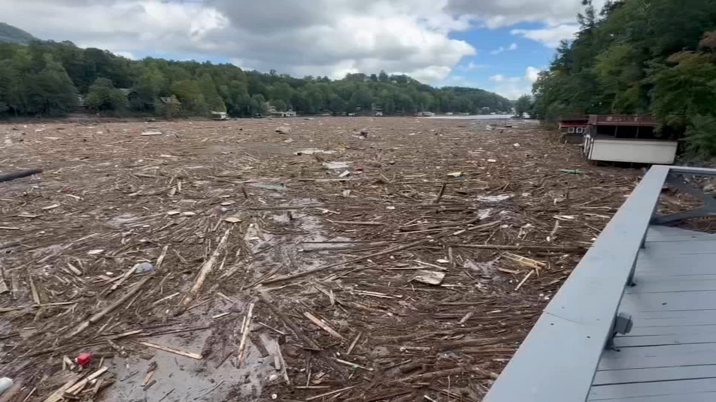 North Carolina town of Lake Lure destroyed by Hurricane Helene - ABC11  Raleigh-Durham