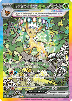 Leafeon ex — Prismatic Evolutions, 144/131 Leafeon ex — Prismatic Evolutions, 144/131