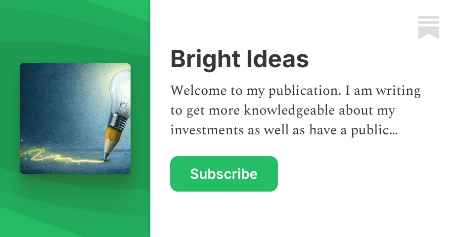 Bright Ideas | Substack