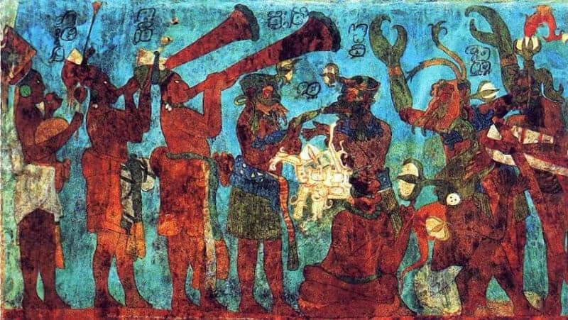 The ancient Maya created Mayan Blue, a vivid and exceptionally durable pigment. After their civilization's decline, the exact method for making this brilliant color was lost, only recently being replicated by modern science. The ancient Maya created Mayan Blue, a vivid and exceptionally durable pigment. After their civilization's decline, the exact method for making this brilliant color was lost, only recently being replicated by modern science.