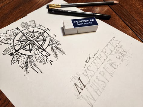 artwork for mystery book series