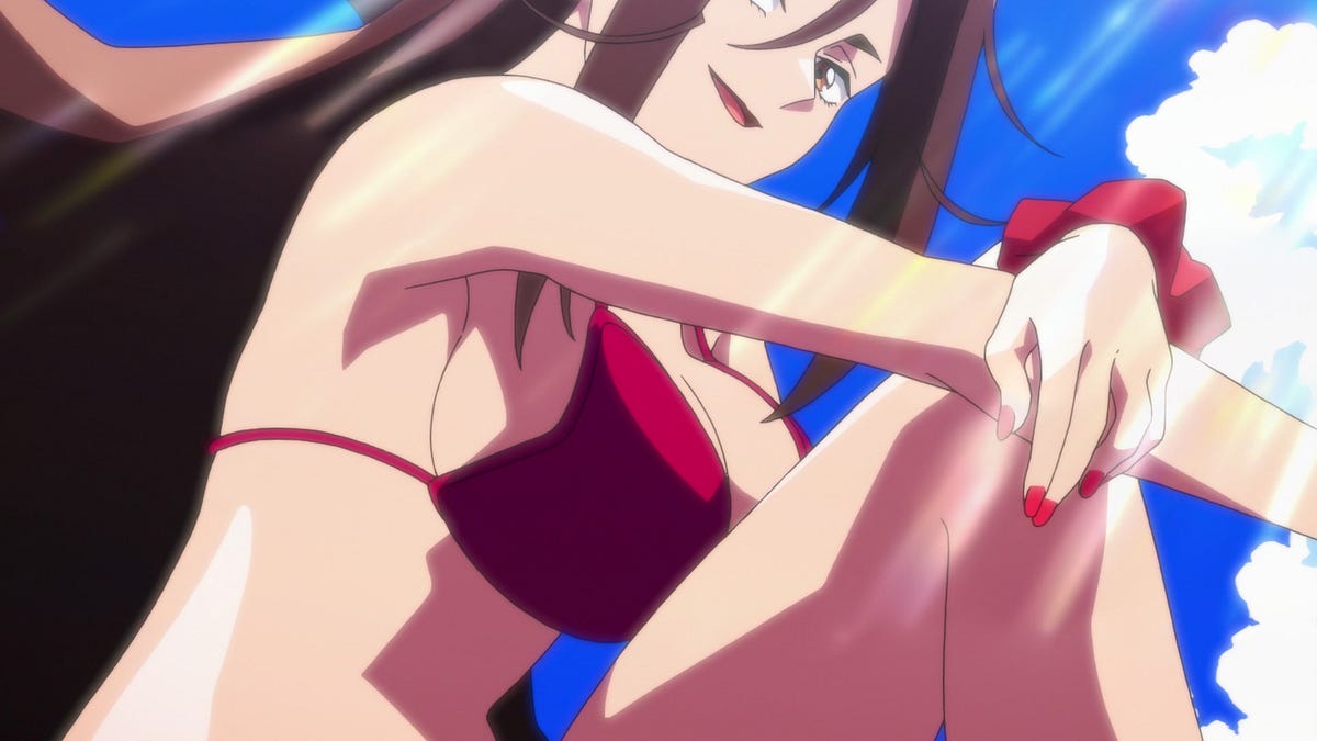 Ponkotsu Fuuki Iin to Skirt-take ga Futekisetsu na JK no Hanashi &mdash; Episode 8 &mdash; Nadeshiko in Red Bikini