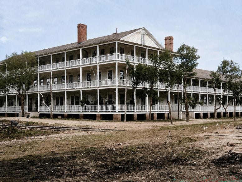 Hotel Miami on Avenue D in 1897 shortly after opening.