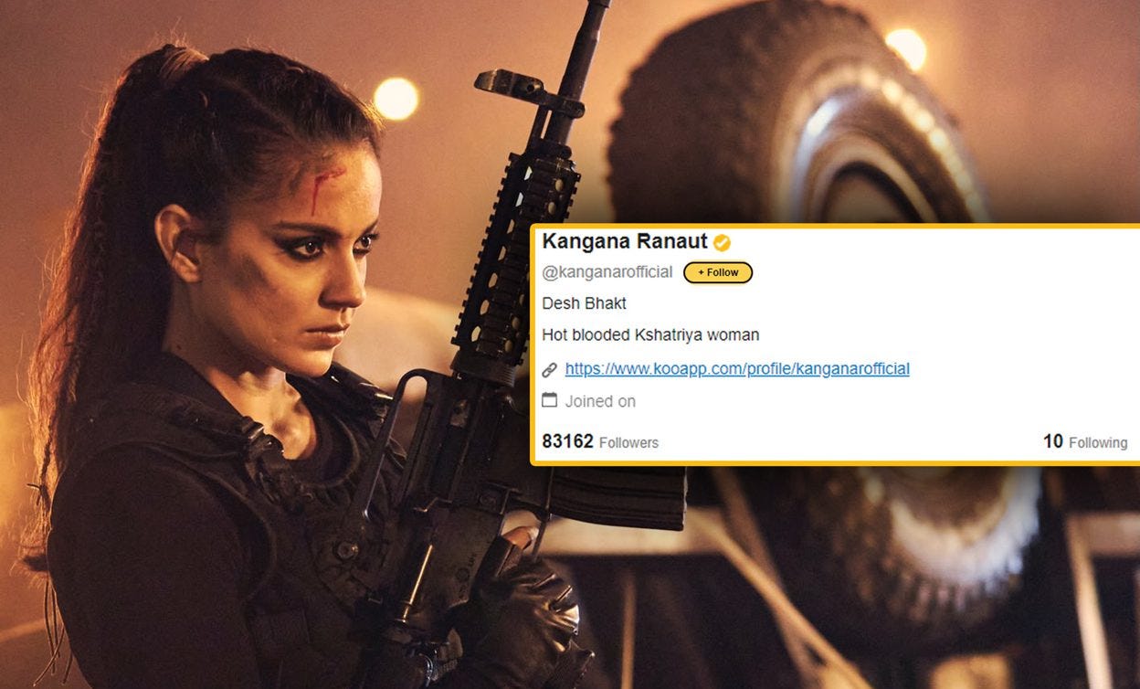 Kangana Ranaut Introduces Herself As “Hot Blooded Kshatriya Woman" On ...