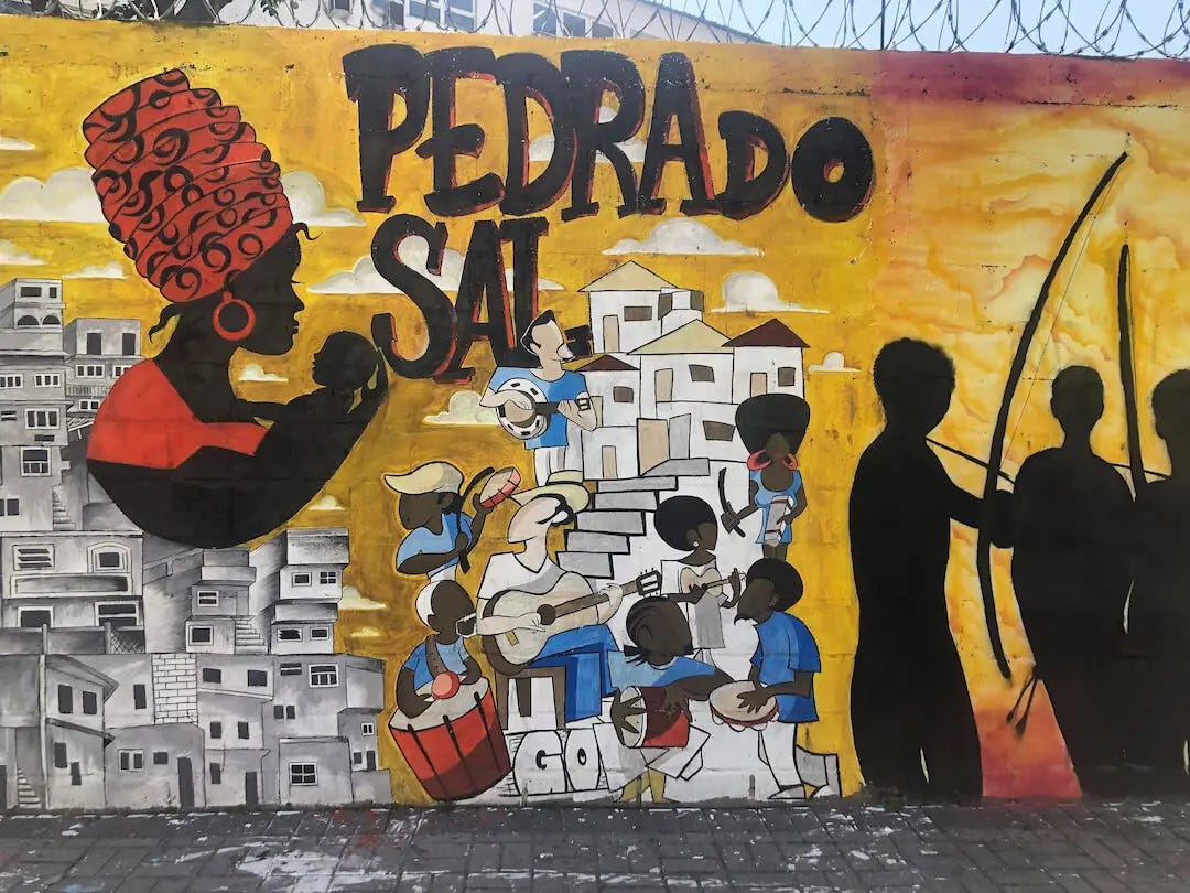 Pedra do Sal mural Rio de Janeiro