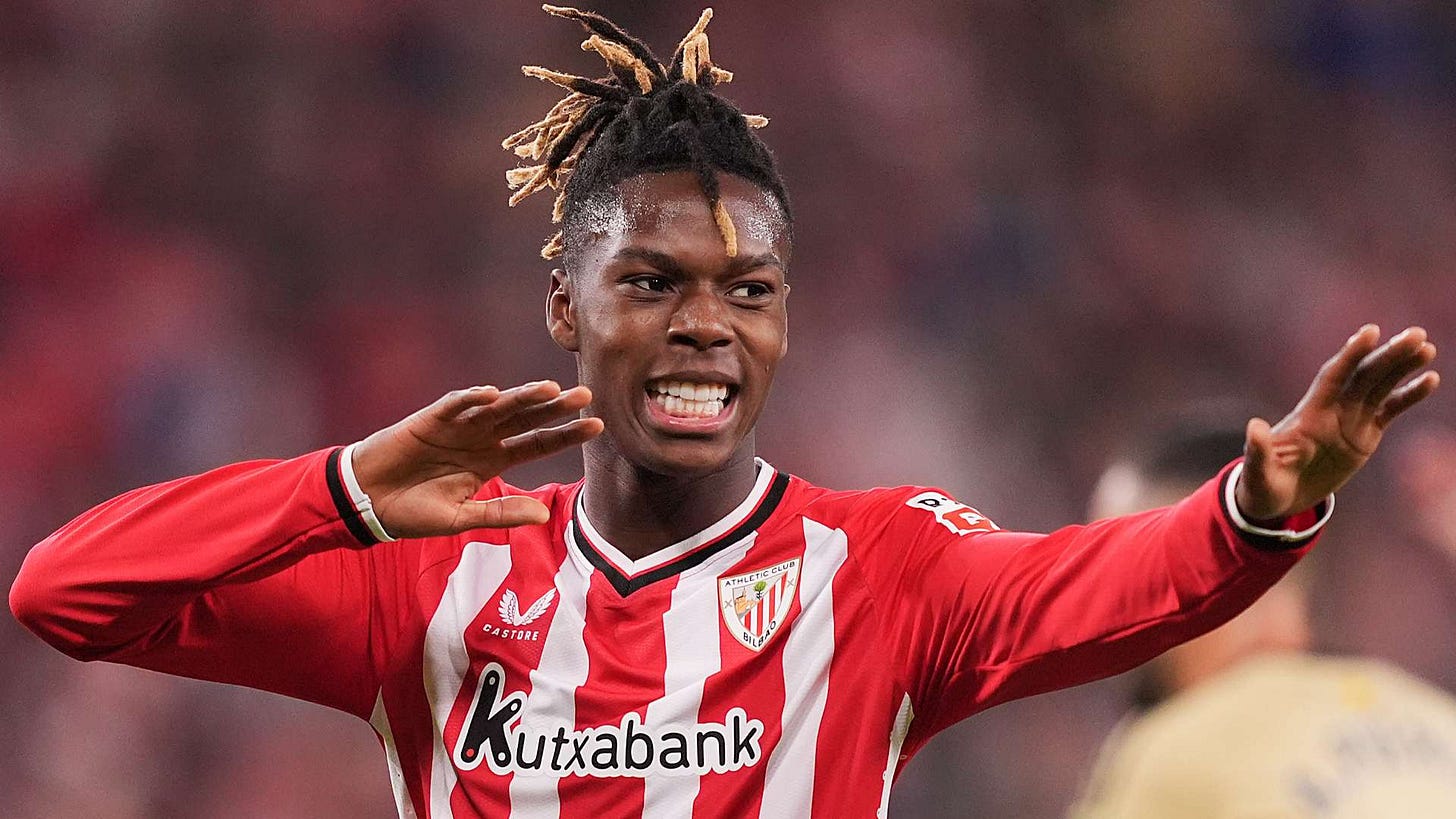 VIDEO: Nico Williams going nowhere? Athletic Club drop huge hint that Spain  Euro 2024 hero is staying put this summer amid Barcelona transfer interest  | Goal.com US