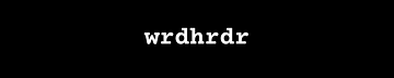 wrdhrdr