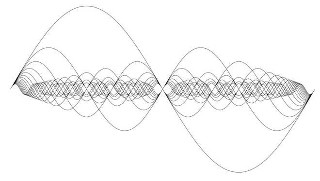 A black and white image of a sound wave
AI-generated content may be incorrect.