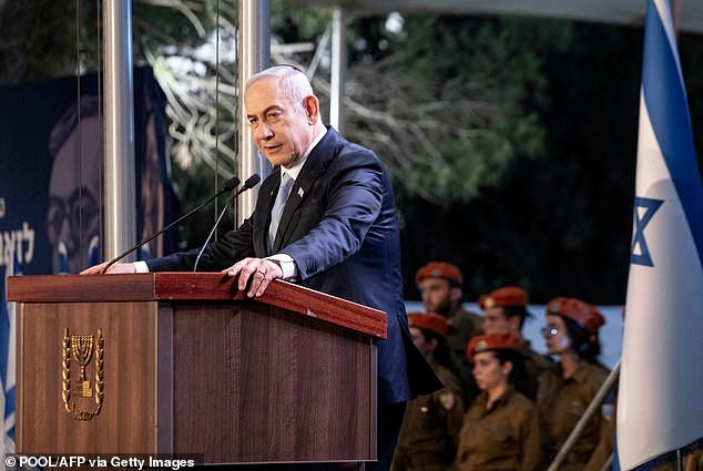 Benjamin Netanyahu's (pictured) Israel is expecting an attack in the next 24 to 48 hours