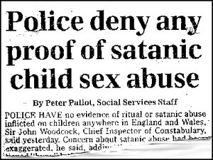 Police Investigation finds NO evidence of Satanic Abuse in Rochdale case