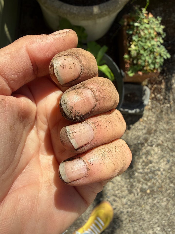 dirty hands