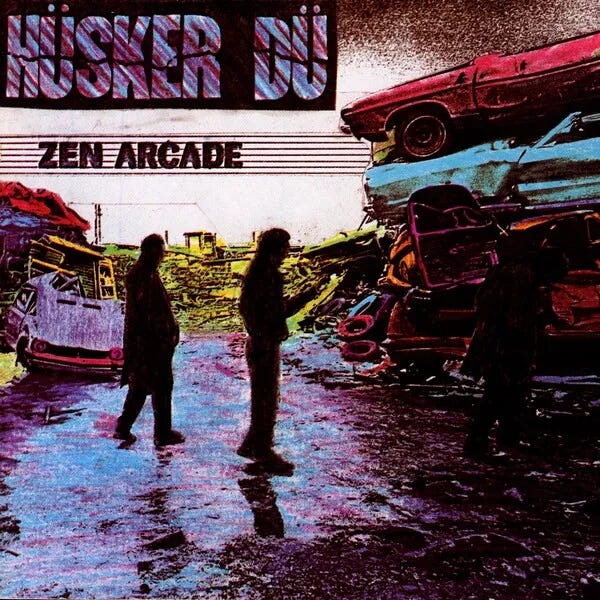 Cover art for Zen Arcade by Hüsker Dü