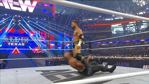A person in a wrestling ring

AI-generated content may be incorrect.