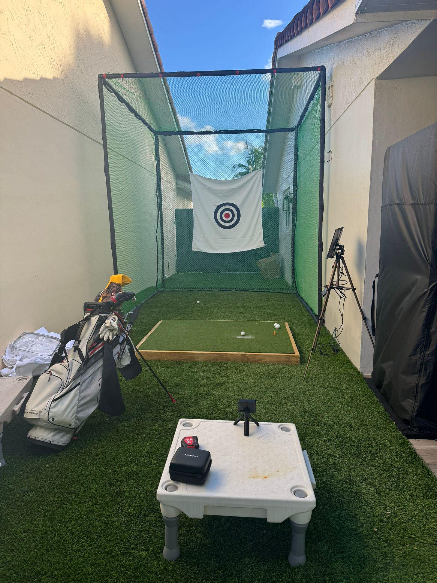 r/Golfsimulator - For $200 this Amazon cage and net are actually really nice.