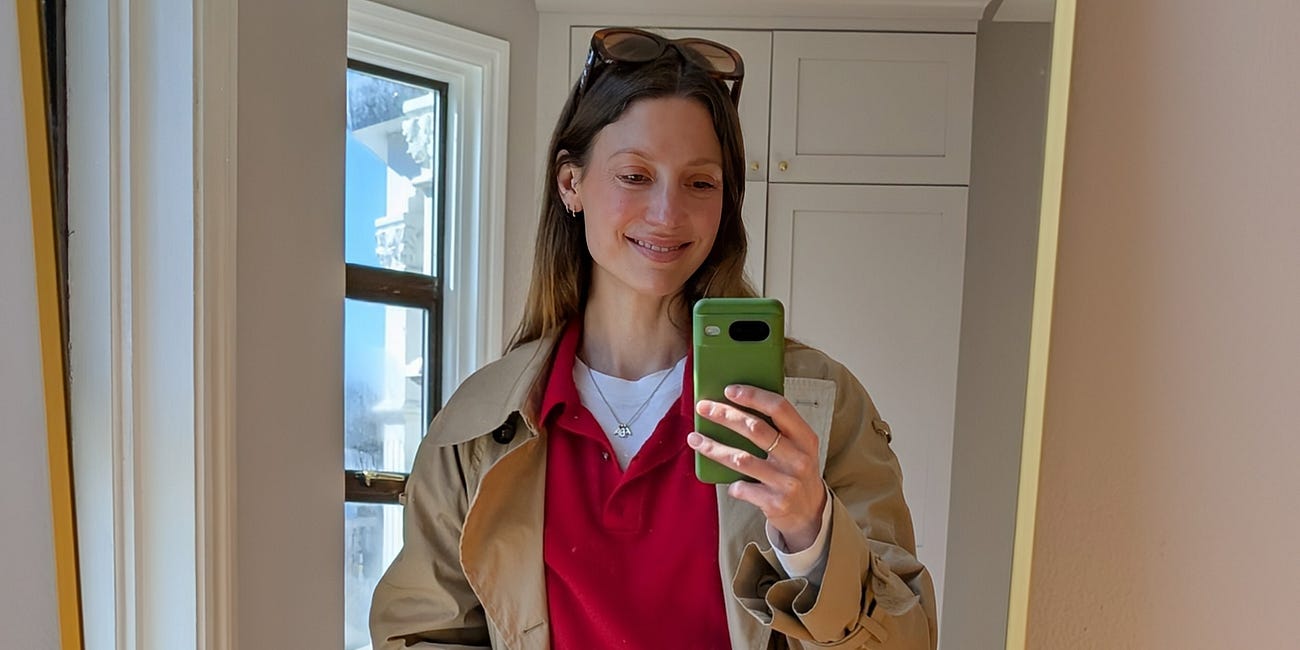 Are we wearing V-necks for spring?