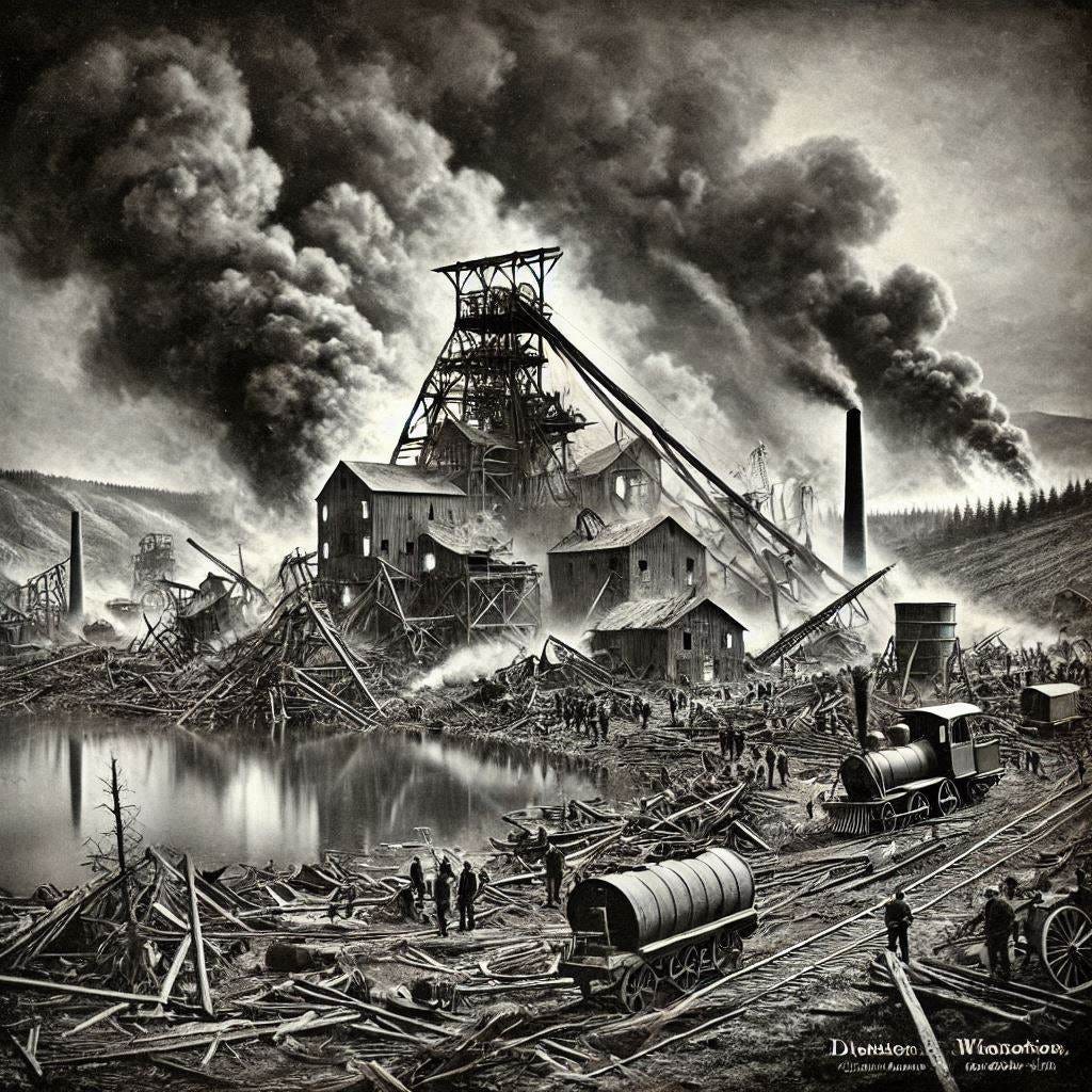 1892 Mine explosion in Krebs, Oklahoma