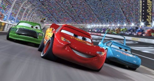Cars inside