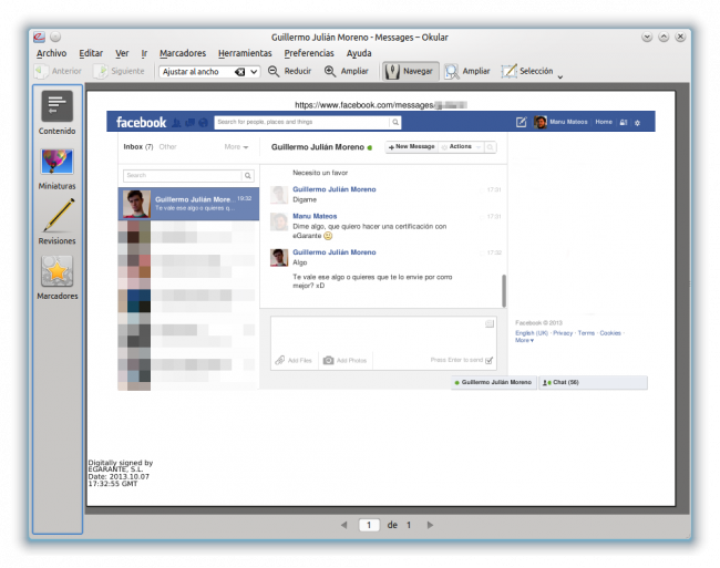 eGarante facebook