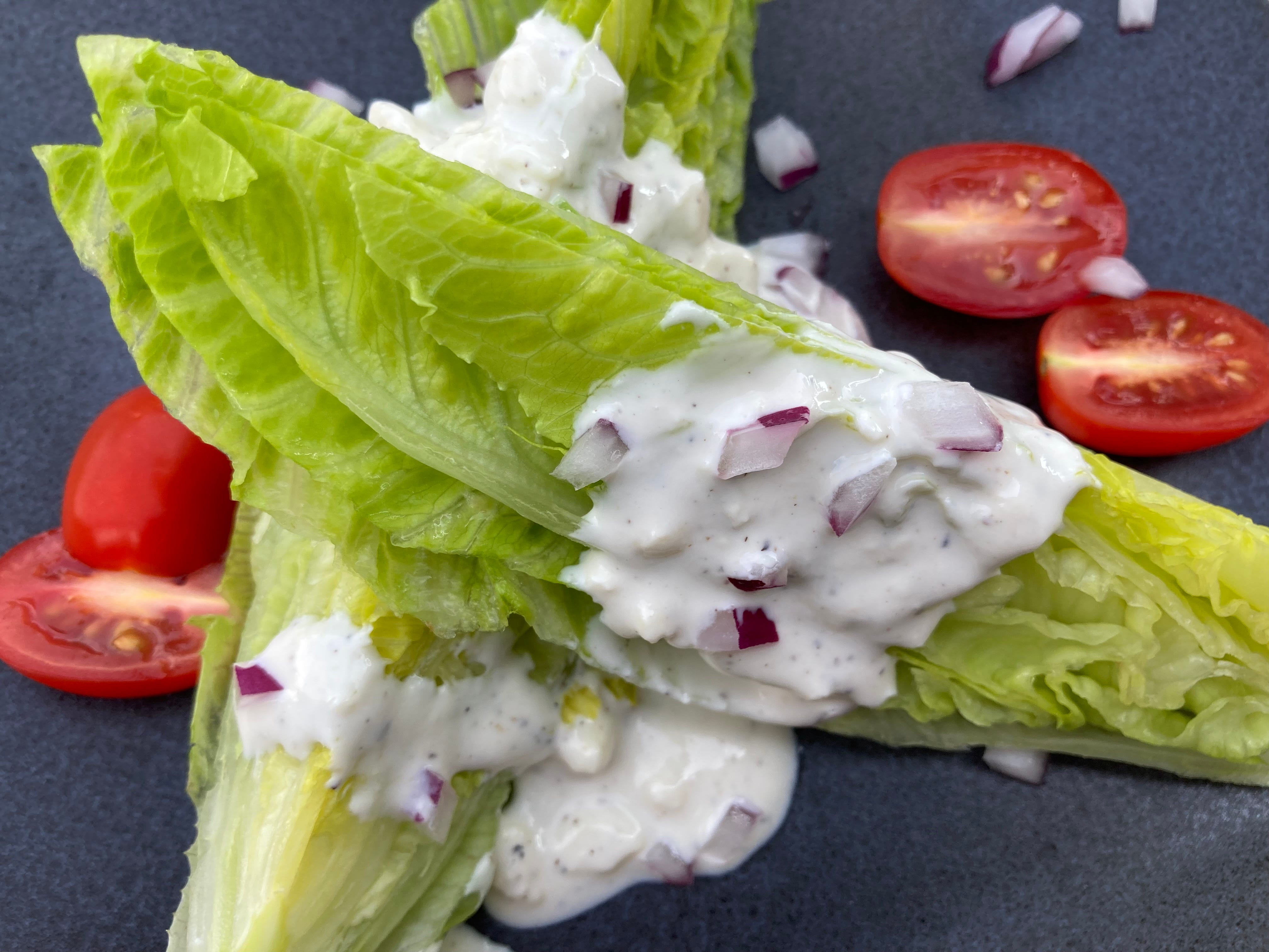 princess polly baby blue dress Blue Cheese Wedge Salad with Honey Mustard Dressing