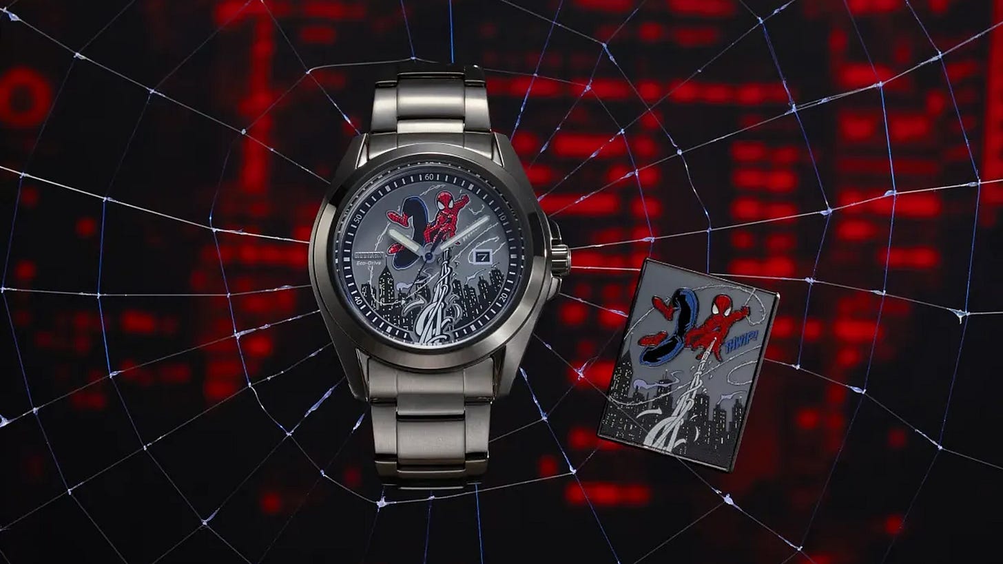 Citizen's Spider‑Man Watch Enters Watches of Switzerland Citizen's Spider‑Man Watch Enters Watches of Switzerland