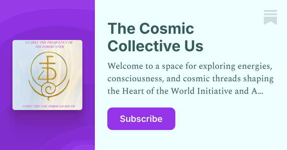 The Cosmic Collective Us | Sharon Brooks | Substack