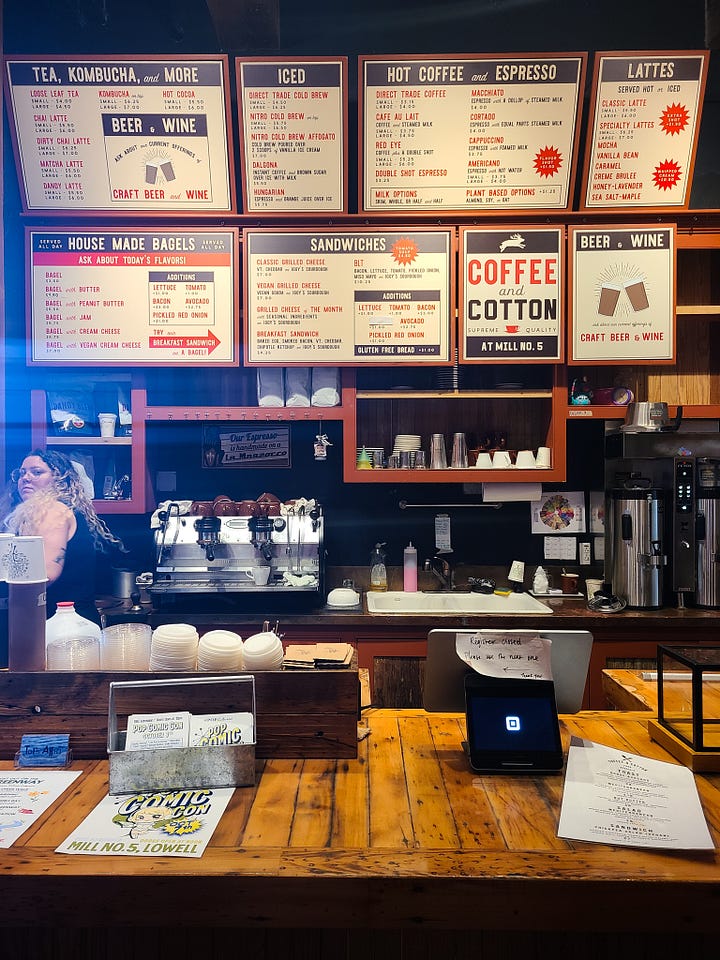 Coffee and Cotton in Mill No.5