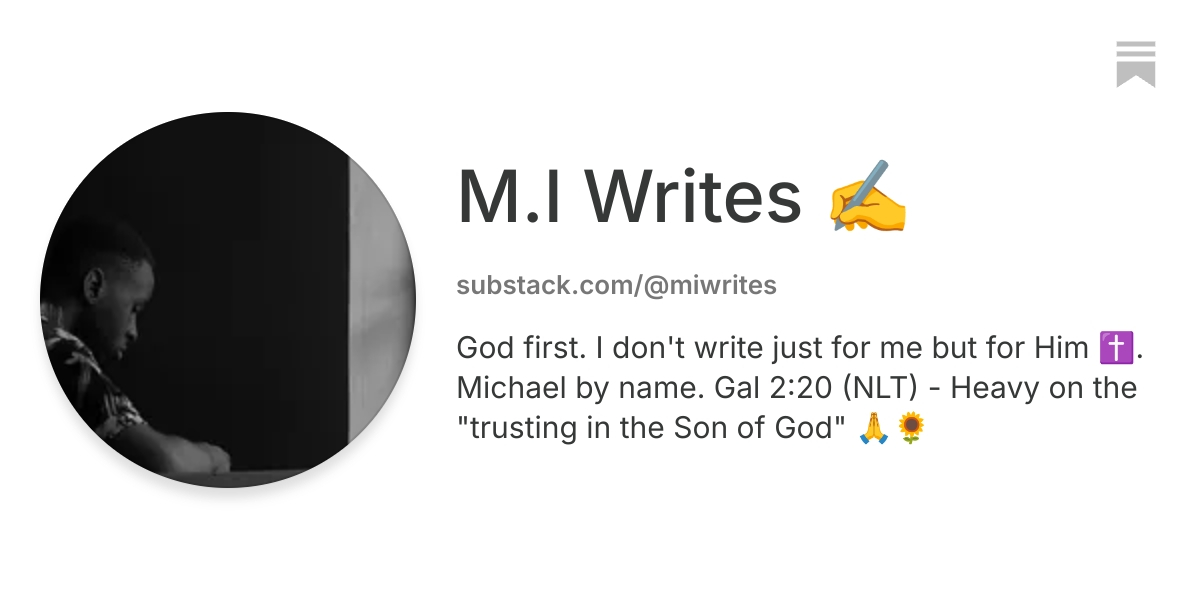 M.I Writes ️ | Substack