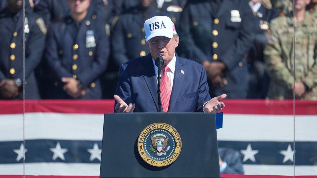 Trump pledges to never forget victims at 9/11 commemoration Trump pledges to never forget victims at 9/11 commemoration
