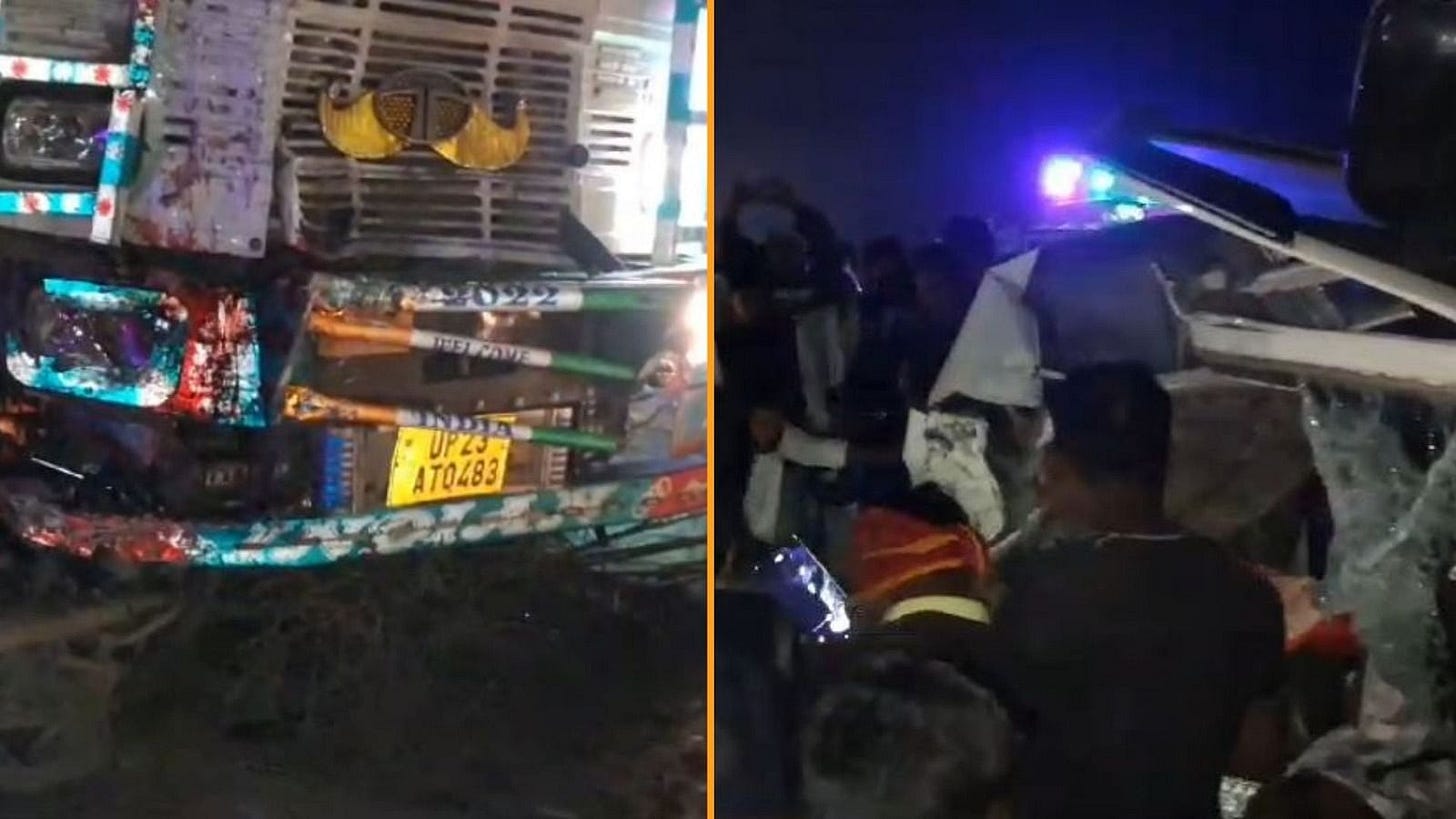 Bihar Kaimur Road Accident: बिहार के कैमूर में भीषण सड़क हादसा- ट्रक से टकराई स्कॉर्पियो, 9 लोगों की मौत Bihar Kaimur Road Accident Scorpio car collides with truck nine people died at Bihar Kaimur Road Accident: बिहार के कैमूर में भीषण सड़क हादसा- ट्रक से टकराई स्कॉर्पियो, 9 लोगों की मौत Bihar Kaimur Road Accident Scorpio car collides with truck nine people died at