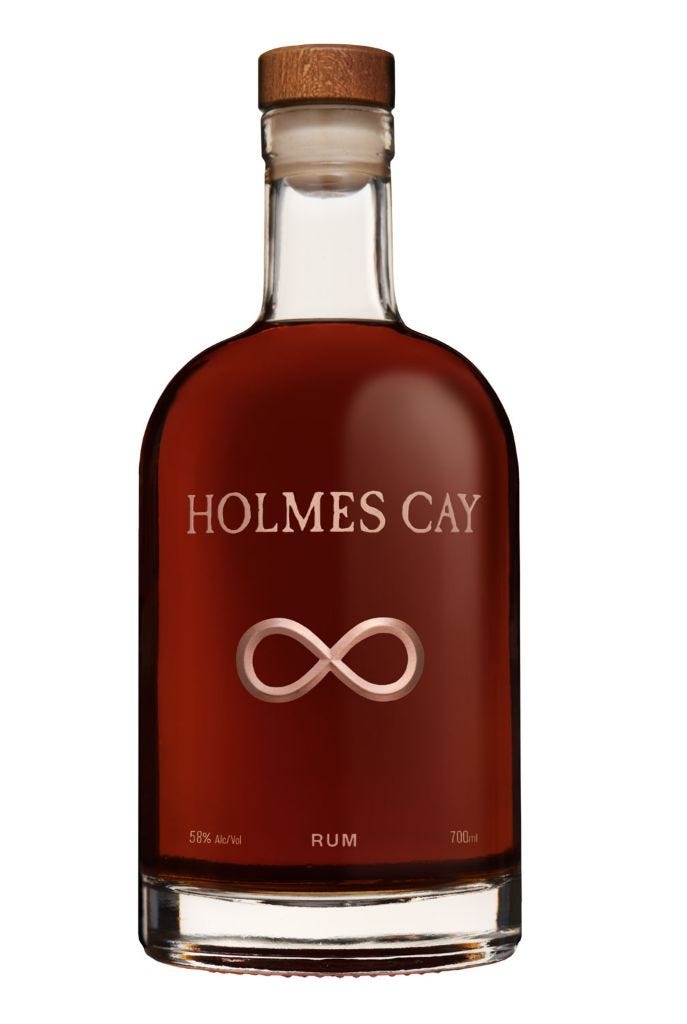 Pictures of rum bottles.