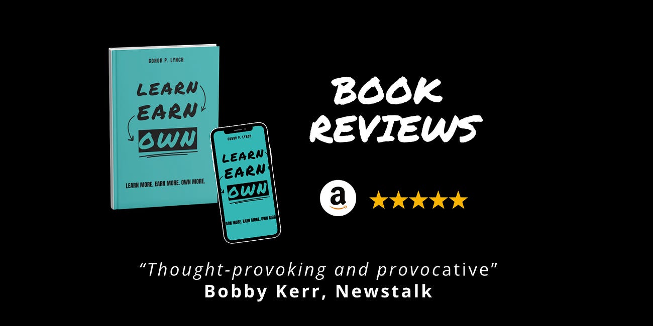 Amazon Book Reviews for Learn Earn Own + The Assets Ladder