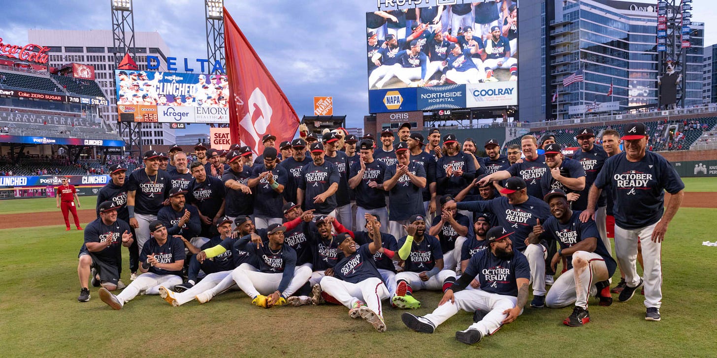 Braves clinch 2024 playoff berth in final game