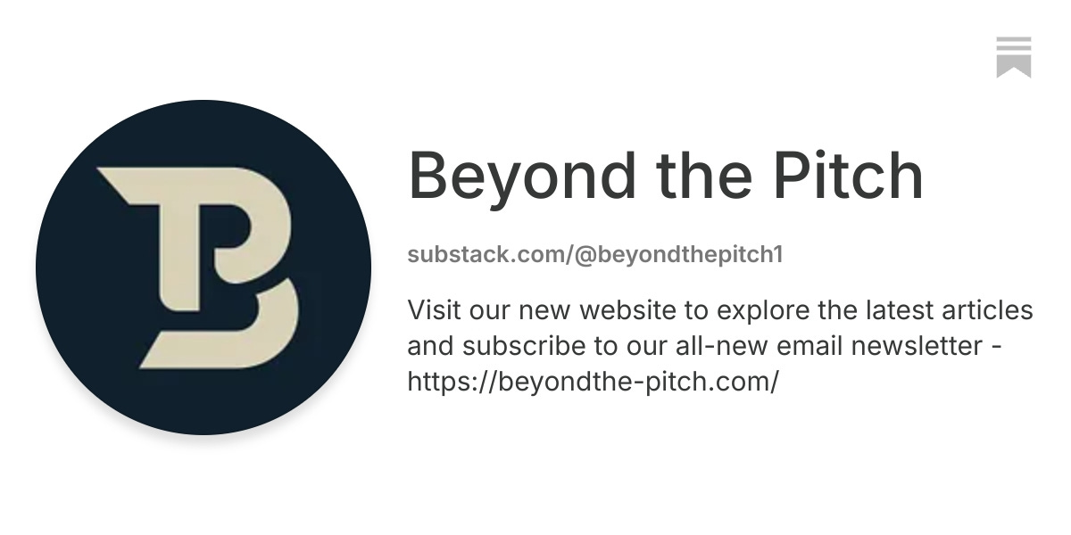 Beyond the Pitch | Substack