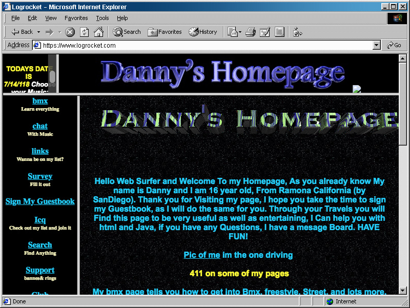 20 web design relics of the old internet - LogRocket Blog
