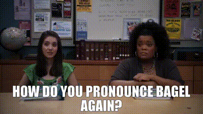 YARN | How do you pronounce bagel again? | Community (2009) - S01E22 The  Art of Discourse | Video gifs by quotes | bcb3202c | 紗