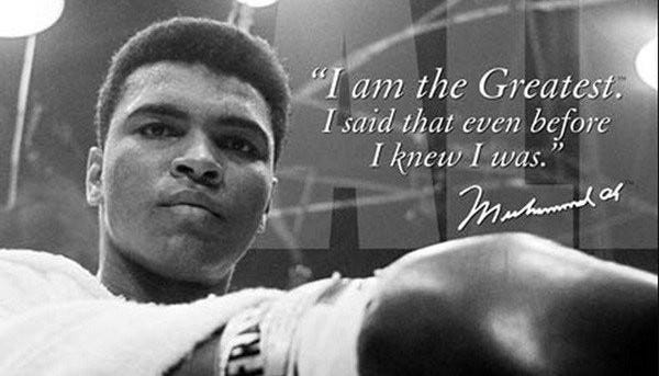 Weekly Motivation - "The Greatest of All Time"