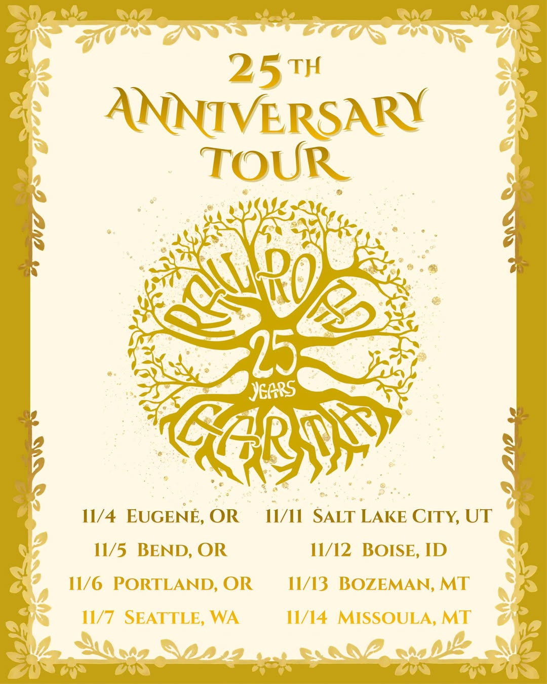 Railroad Earth Add Northwest Shows