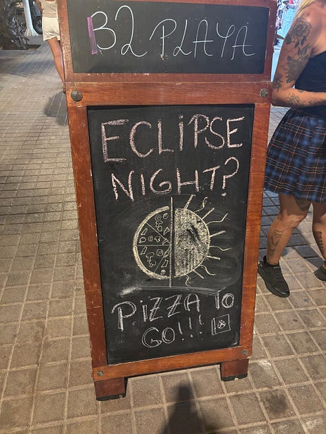 Eclipse night in Mallorca