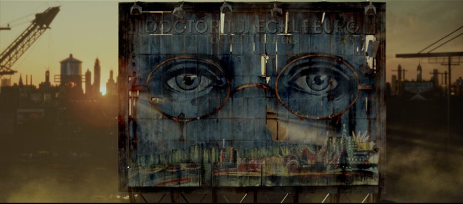 The Eyes of Doctor T.J Eckleburg – Here