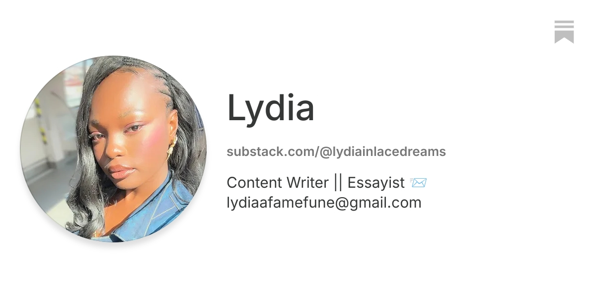 Lydia | Substack