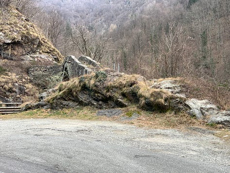 The “Devil's Bridge” Ponte della Gula is not far from Varallo, Italy